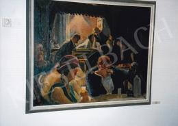  Farkas, István - Café Scene, c. 1922, oil on canvas, 98,5x124 cm, Unsigned, Municipal Picture Gallery-Deák Collection, Photo: Tamás Kieselbach